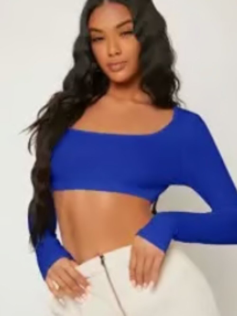 Long Sleeve Crop Top